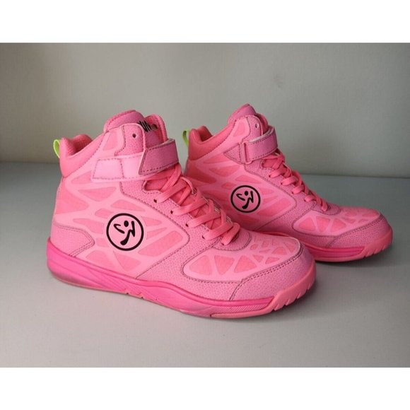 Zumba Fitness Shoes Zumba Energy Rush Sneakers High Top Lace Up